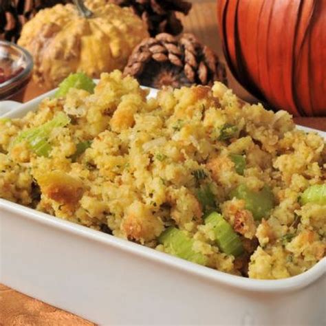 Copycat Cracker Barrel Cornbread Dressing Recipe Breads, Side Dishes with onions, celery ...