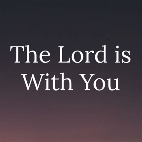 The Lord Is With You – Brighton Christian Church