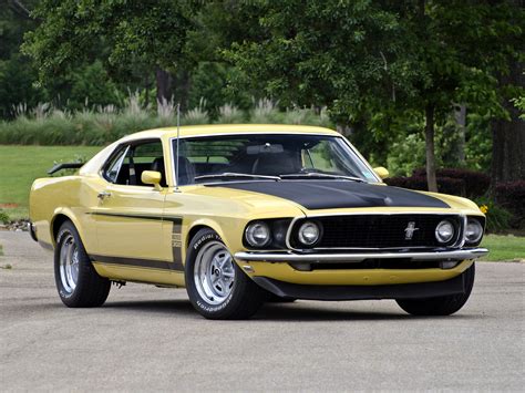 1969 Ford Mustang Boss (302 & 429) Wallpapers | MustangSpecs.com