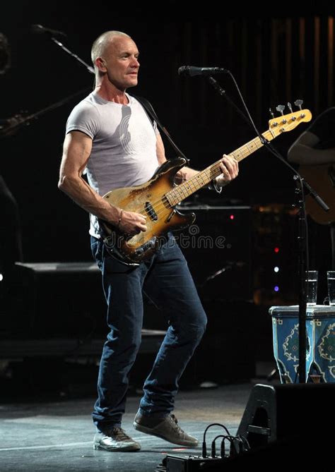 Sting Performs in Concert editorial photo. Image of jazz - 129399031