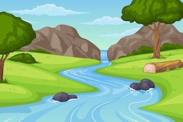 mountain streams - Clip Art Library