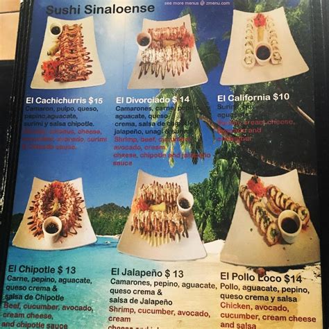 Online Menu of El Camaron De Sinaloa Restaurant, Redwood City, California, 95110 - Zmenu