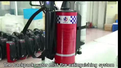 12 L Fireman Fire Fighting Spraying Extinguisher Gun Control Backpack Water Mist Firefighting ...