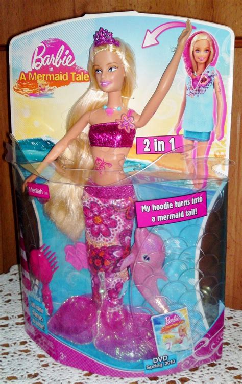 2010 Barbie In A Mermaid Tale Merliah Doll (1) | Barbie mermaid doll ...