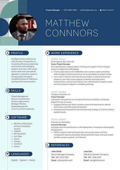 Professional Resume Format | Free Resume Template - Piktochart