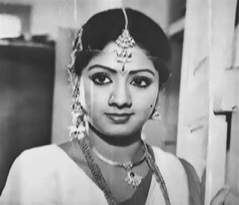 Sridevi: Sridevi in the Telegu film Chuttalunnaru Jagratha (1980)