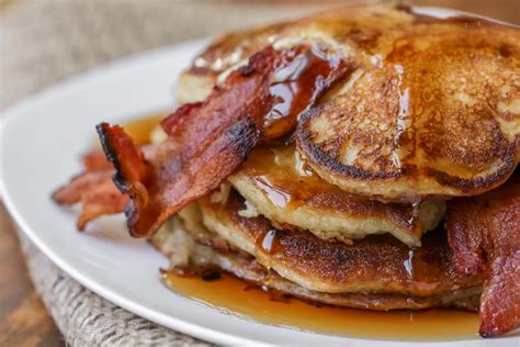 Bacon Pancakes Recipe {Sweet & Salty!} | Lil' Luna