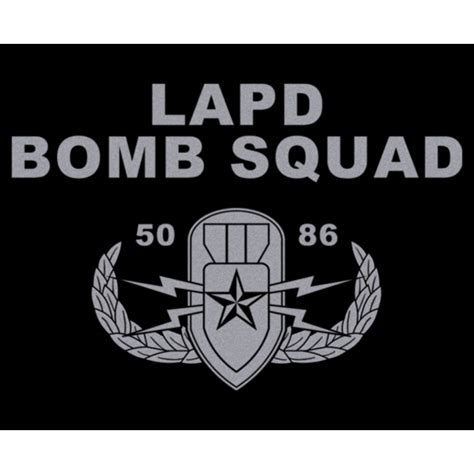 Junior's LAPD Bomb Squad Logo Graphic Tee