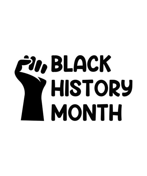 Black history month logo illustration design 17193338 Vector Art at Vecteezy