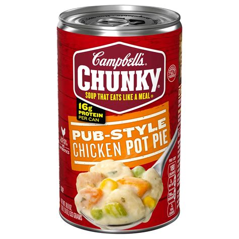 Campbell's Chunky Pub Style Chicken Pot Pie Soup - Shop Soups & Chili ...