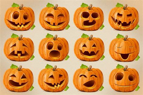 Halloween Pumpkin illustrations | Pumpkin illustration halloween ...