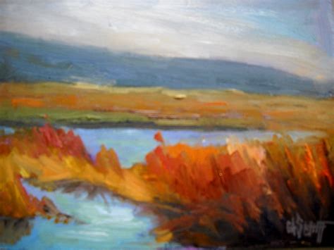 Landscape Artists International: Marsh Landscape Painting, Daily Painting, Small Oil Painting ...