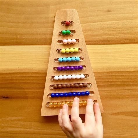 Colored Bead Stair! | Montessori education, Montessori activities, Montessori