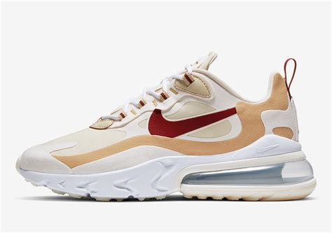 Nike Air Max 270 React Red Beige AT6174-700 | SneakerNews.com