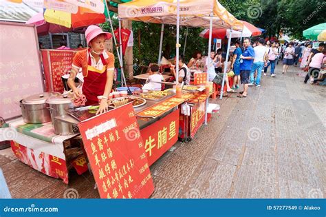 Chinese Street Food Market