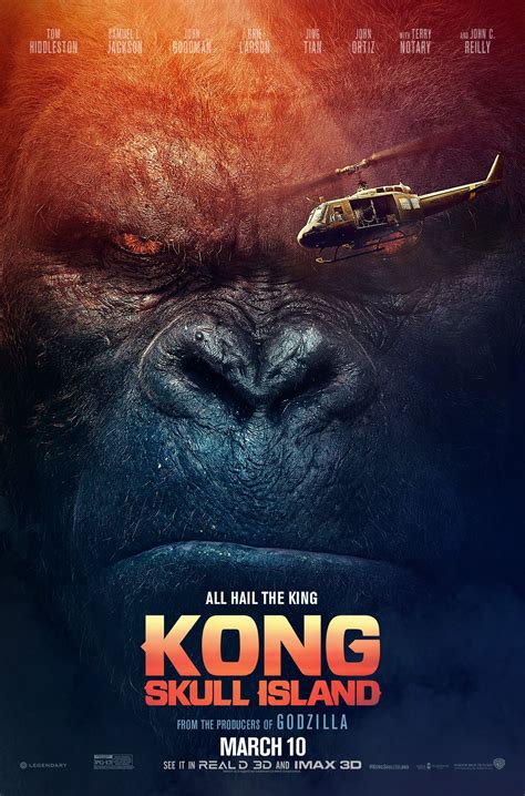 Kong: Skull Island (2017) - Official Poster | Kong skull island movies ...