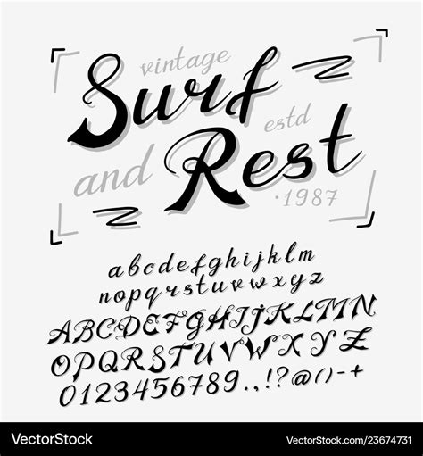 Vintage Sign Fonts