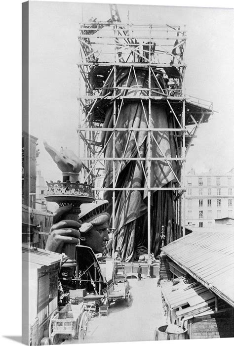 Statue Of Liberty, C.1883, under construction in Paris Wall Art, Canvas Prints, Framed Prints ...