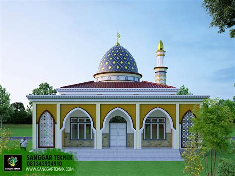 Desain Gapura Masjid Minimalis - Model Gapura