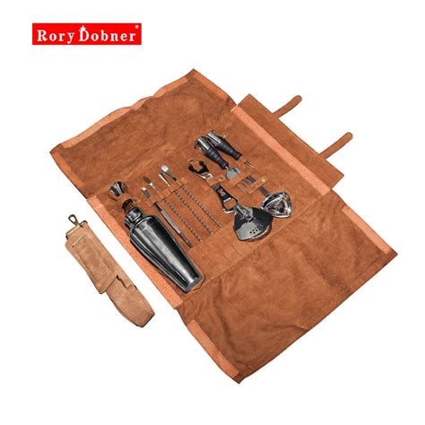 Bartender Tool Set Professional Bartender Tool Kit Bartender Toolkit Premium Leather Bartender ...