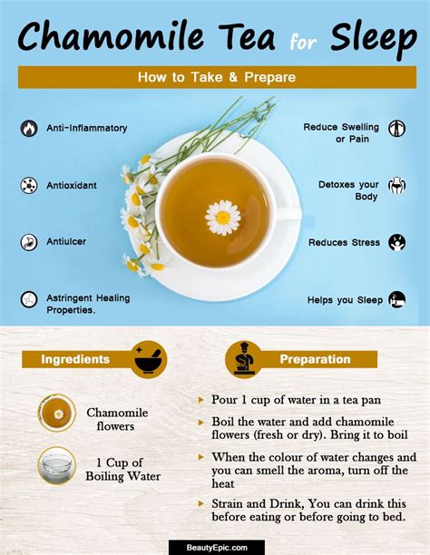 Chamomile Tea For Sleep How To Take Prepare For Perfect Night S Sleep Sleep Tea Chamomile Tea ...