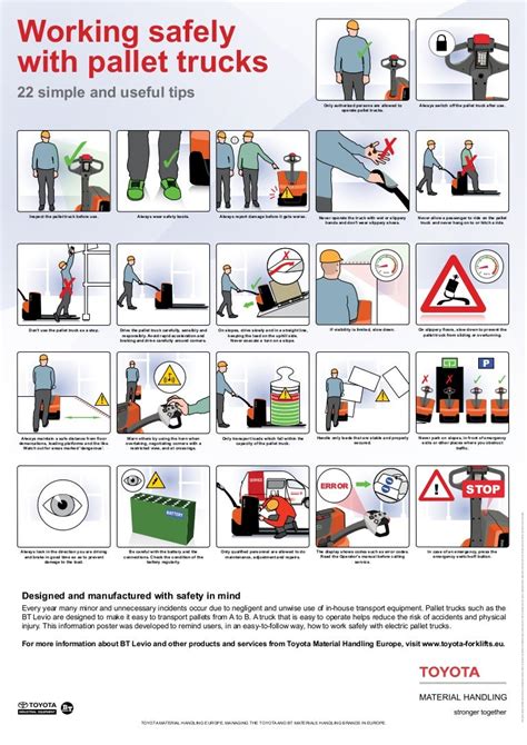 TMHE’s Tips for the Safe Operation of Powered Pallet Forklifts