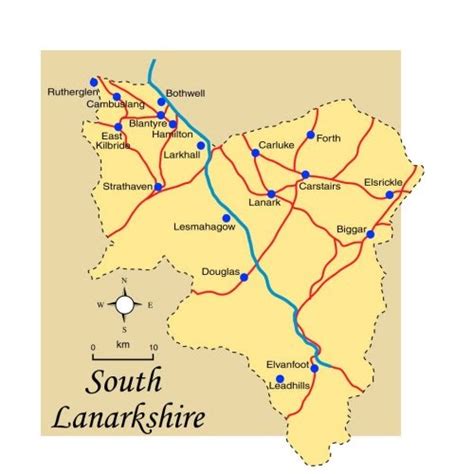 Lanarkshire Map | Gadgets 2018