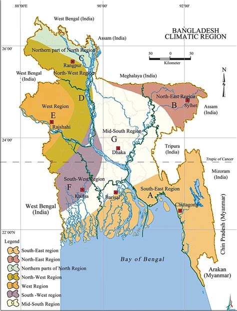 Climatic regions of bangladesh [11]. | Download Scientific Diagram