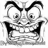 Silly Faces Coloring Pages  Free & Printable sketch template