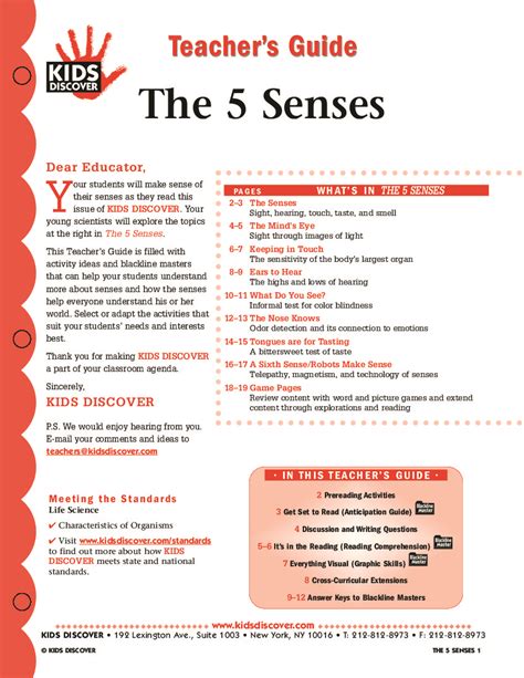 5 Senses - Kids Discover