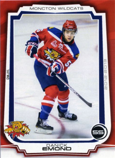 Moncton Wildcats 2012-13 Hockey Card Checklist at hockeydb.com