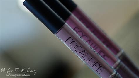 Focallure liquid lipsticks review | Love For K-beauty