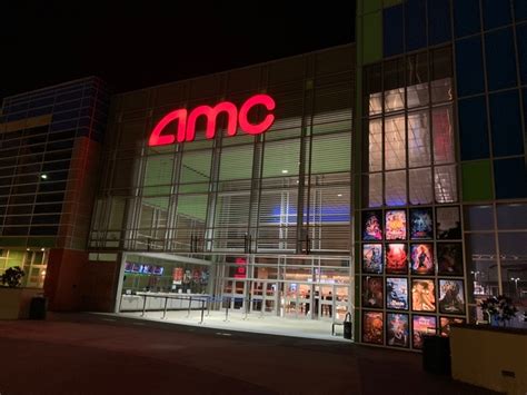 Exterior of Theater as AMC at Night - Cinema Treasures