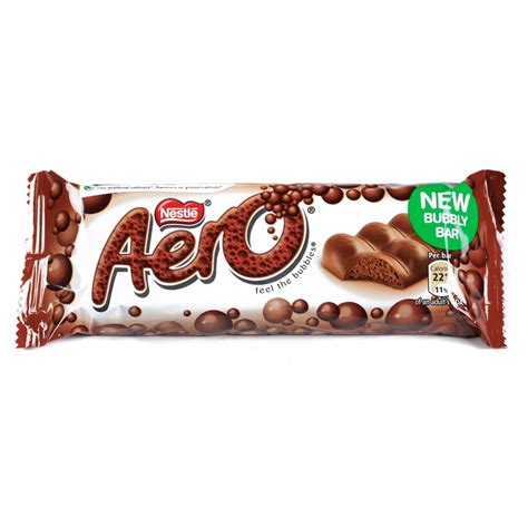 Nestle Aero Milk Chocolate Bar, 1.4oz (40g) - Walmart.com - Walmart.com