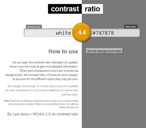 Best Color Contrast Checkers for Accessibility Testing - Vance Bell, Philadelphia, PA