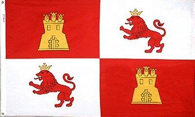 Castile y Leon Flag 3x5 ft Spain Spanish Royal Castle Lion Banner Coat of Arms | eBay