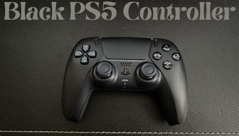 Black PS5 Controller - Techvtimes