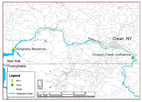 Allegheny River Map