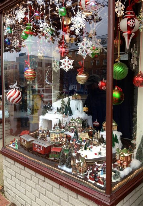 Every year there is a delightful Christmas window display along ...