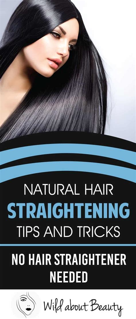 Natural Hair Straightening Tips and Tricks – No Hair Straightener Needed