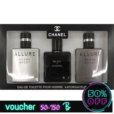 The Best of Chanel for Men 3-in-1 Gift Set with 25ml คุณภาพสินค้าของแท้ ...