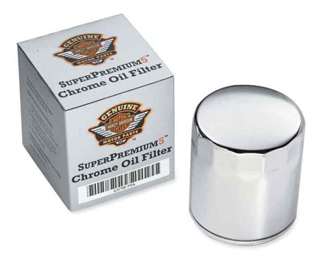 HARLEY DAVIDSON SUPERPREMIUM5 OIL FILTER - CHROME - SunCity Motorcycles