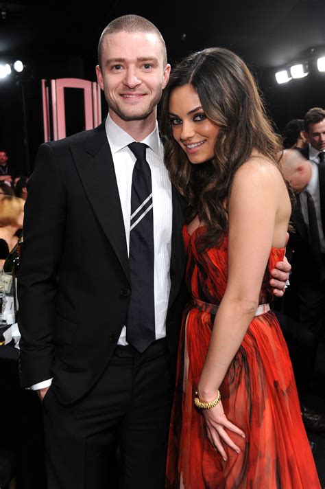 Justin Timberlake and Mila Kunis shared a sweet moment during the | Memorable SAG Awards Snaps ...