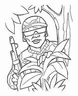 Army Soldier Coloring Pages sketch template