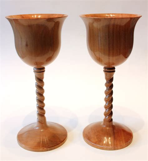 Turned wooden goblets | Creative Woodturning