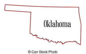 Oklahoma - Outline map of the | Clipart Panda - Free Clipart Images