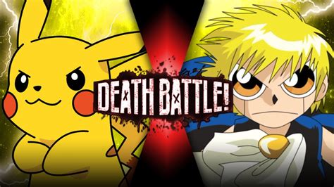 Fan Made Death Battle Trailer: Pikachu VS Zatch (Pokemon VS Zatch Bell) - YouTube