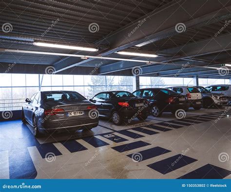 Multiple Cars Parked Inside the Large Multi-level Parking Editorial Photography - Image of ...