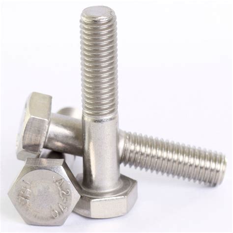 A2 Stainless Steel Hexagon Head Bolts DIN 931 | Bolt Base