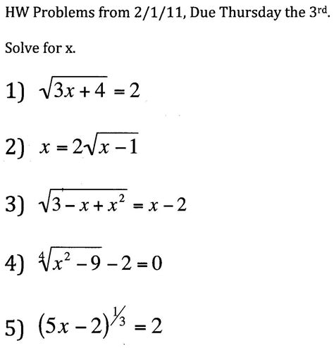 Mr. Suominen's Math Homepage: February 2011